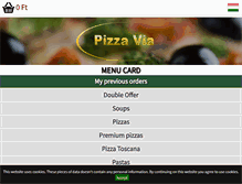 Tablet Screenshot of pizzavia.hu